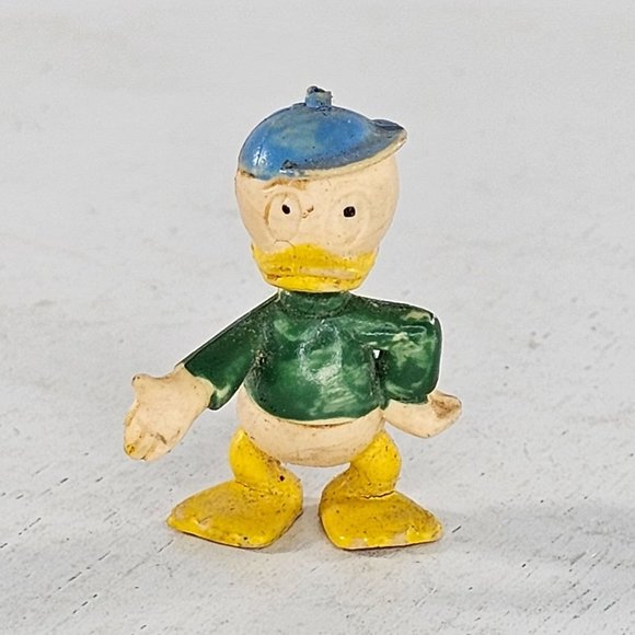 Marx Other - Vintage Marx Disneykins Huey Dewey Louie Donald Duck Nephew Miniature Figurine